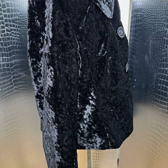Sutton Studio Women's Black Velour Jacket Size 14 - Picture 6 of 7
